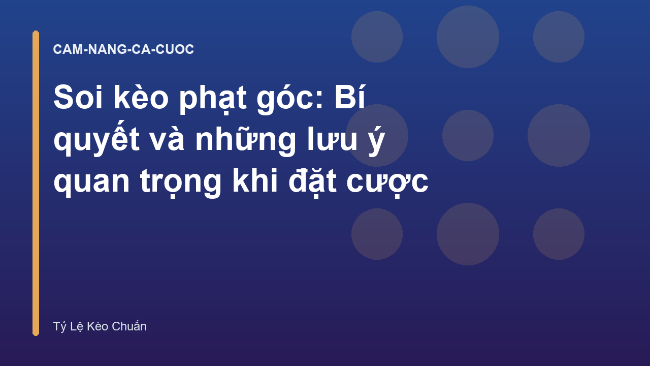Read more about the article Soi kèo phạt góc: Bí quyết và những lưu ý quan trọng khi đặt cược
